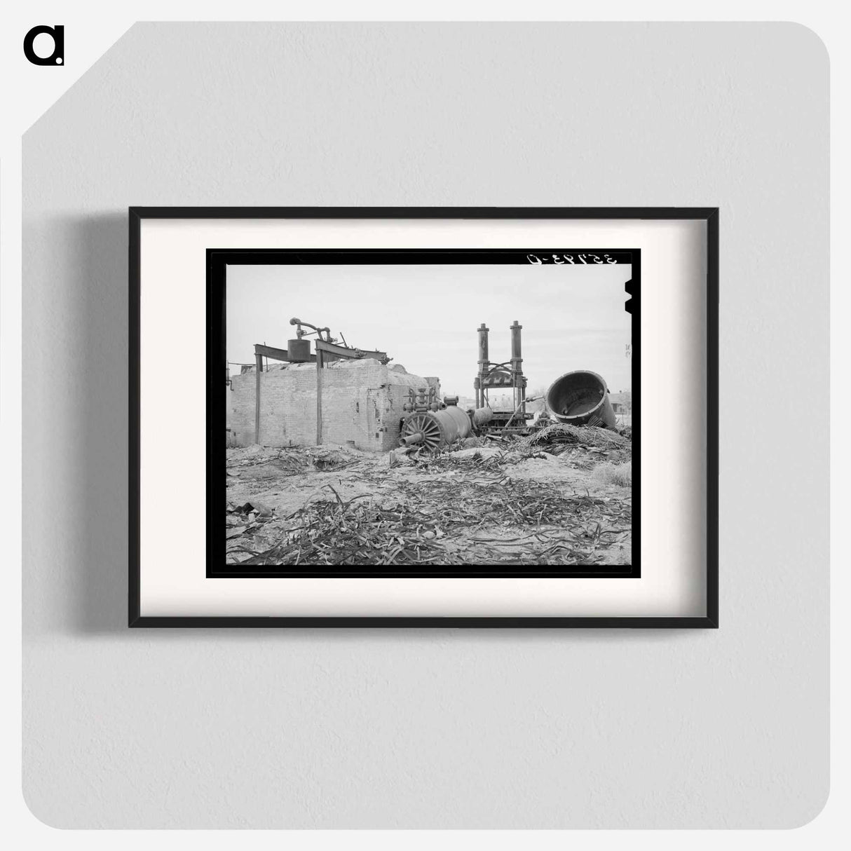アートポスター-Big Spring Cotton Gin Wreckage
- ラッセル リー Poster.