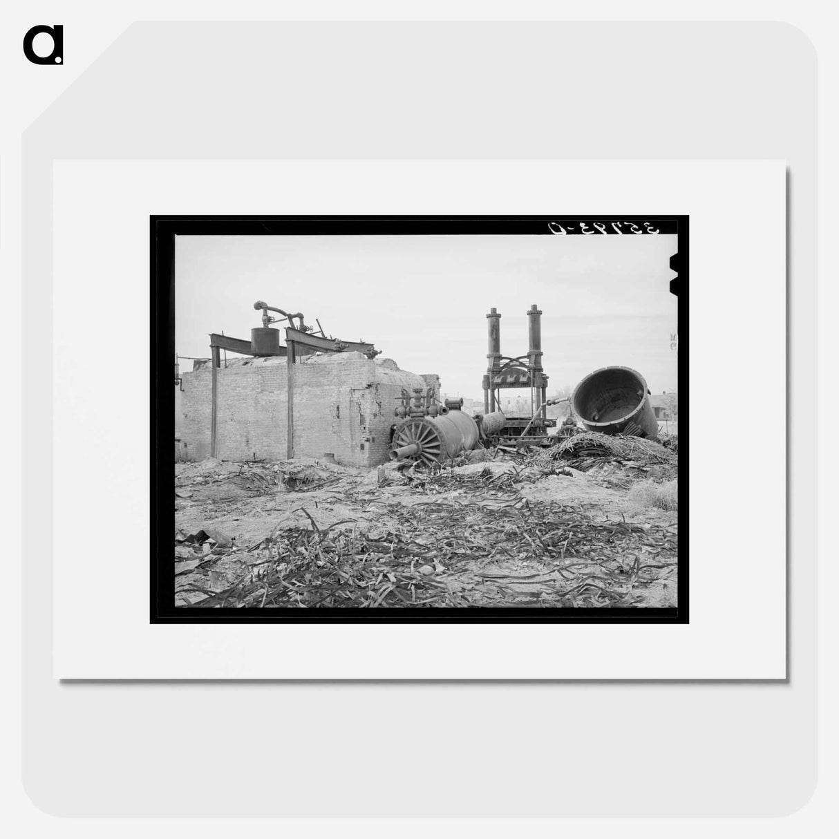 アートポスター-Big Spring Cotton Gin Wreckage
- ラッセル リー Poster.
