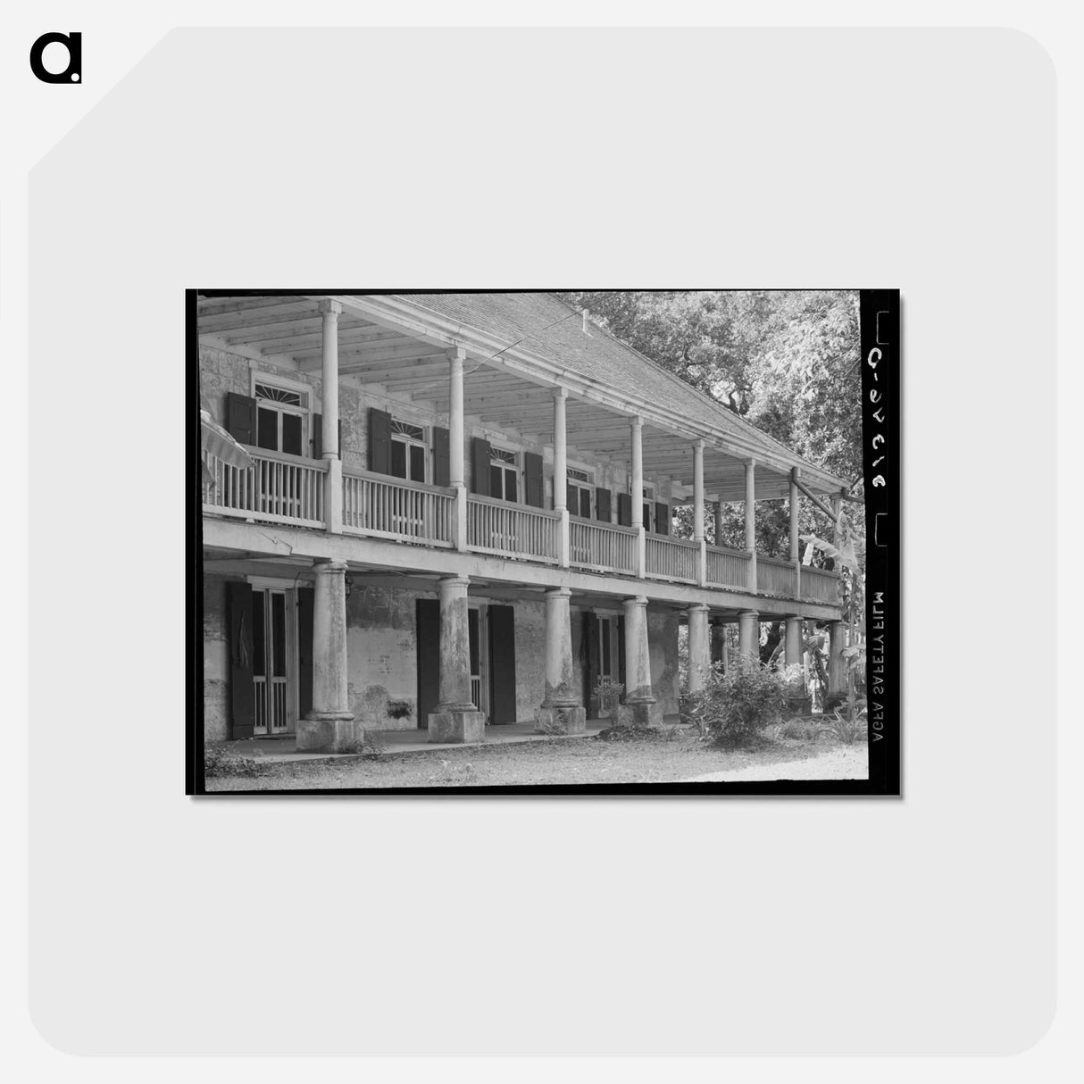 アートポストカード-Plantation Balcony
- ラッセル リー Postcard.