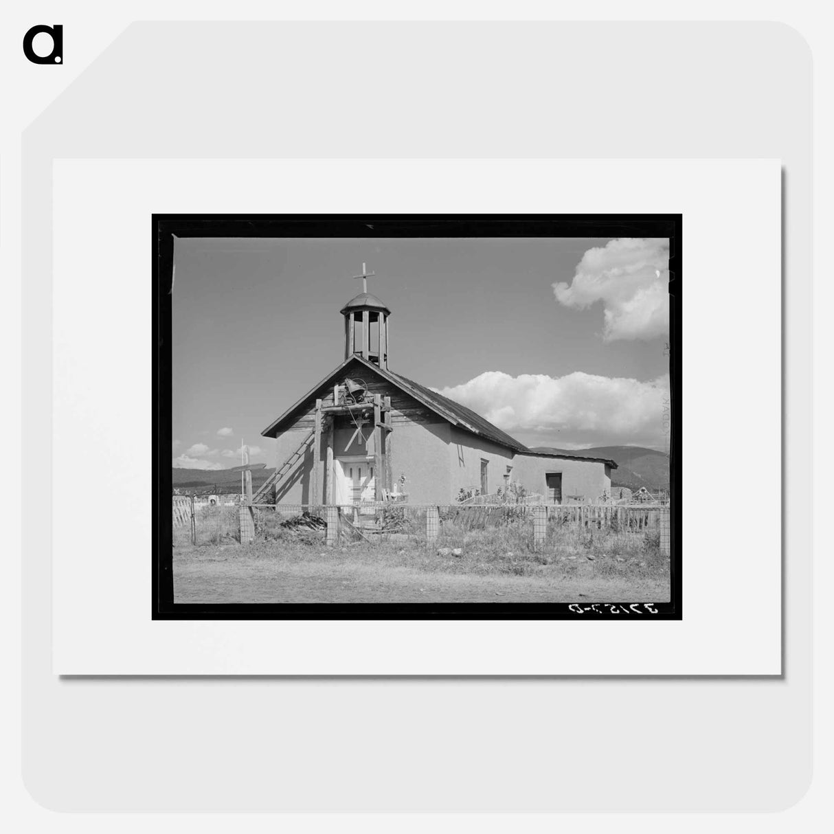 アートポスター-Catholic Church at Llano de San Juan
- ラッセル リー Poster.