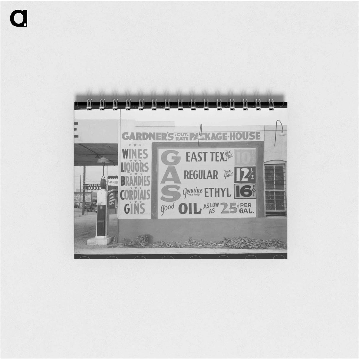 アートメモ帳-Filling Station Sign, Waco
- ラッセル リー Memo.