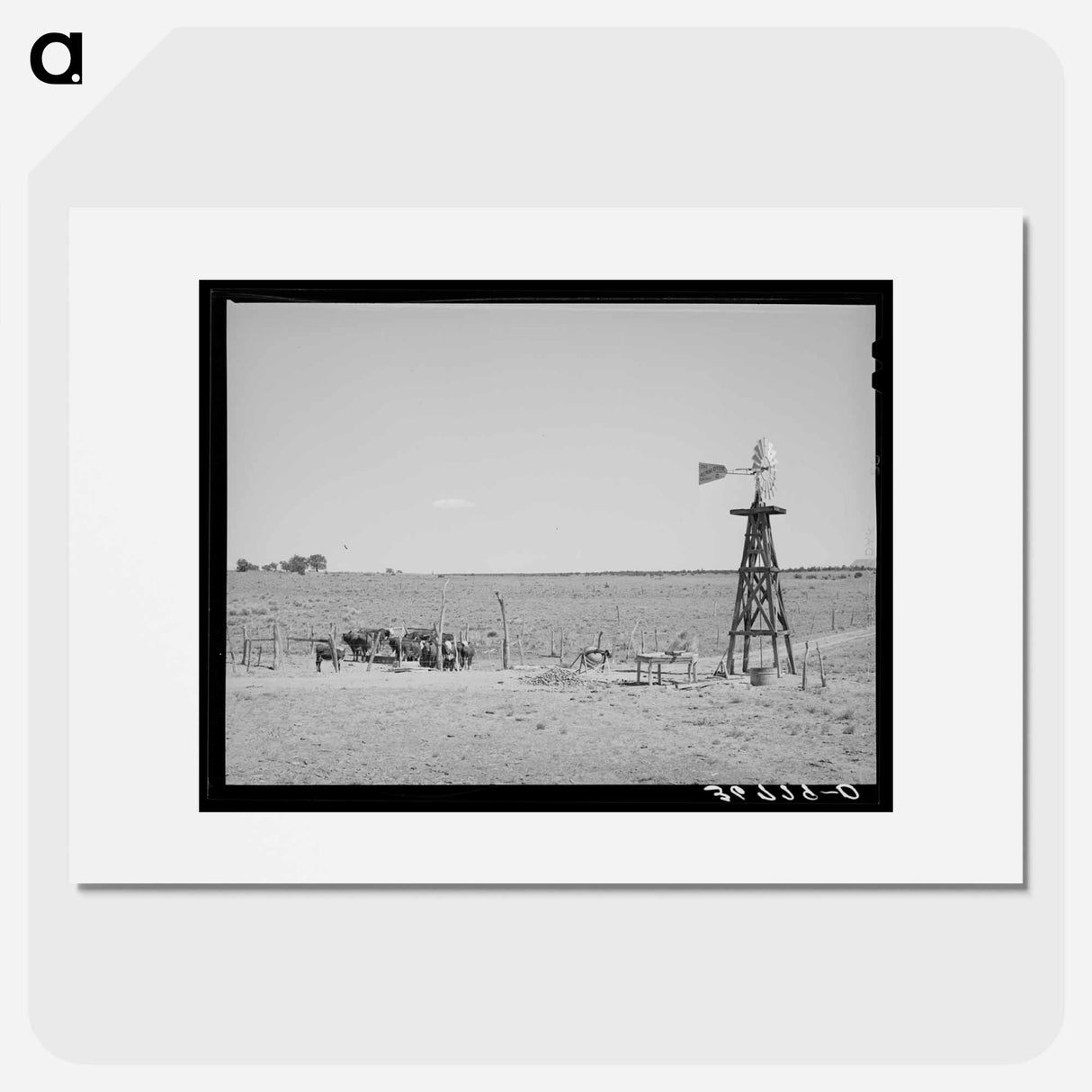 アートポスター-Beef Cattle and Windmill
- ラッセル リー Poster.