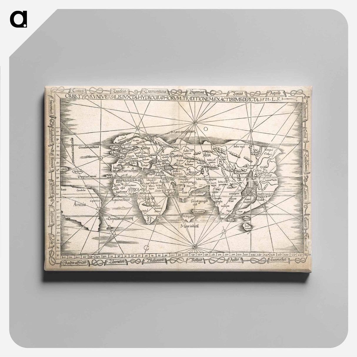 アートパネル-Orbis Typus Universalis
- ボストン公共図書館 Canvas.