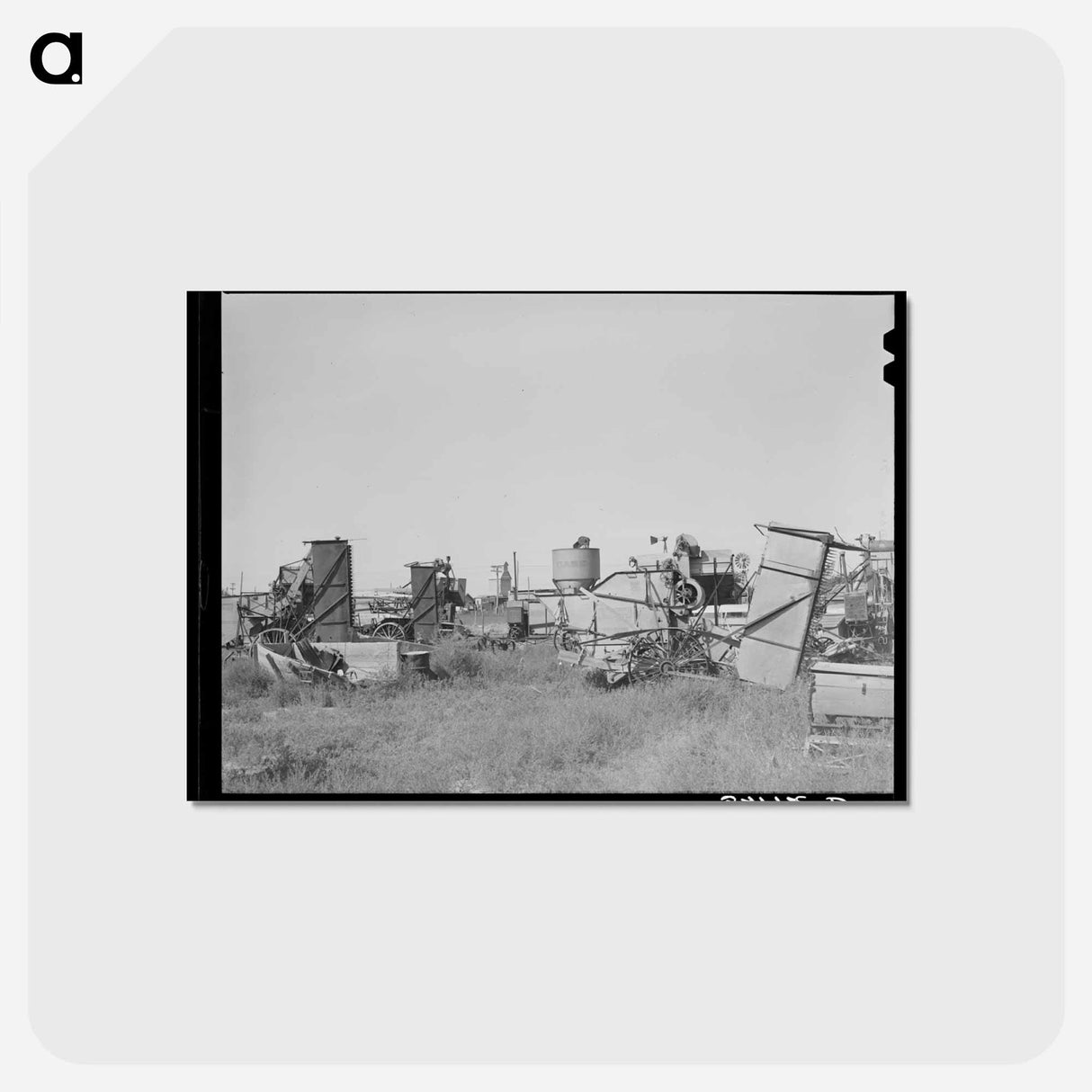 アートポストカード-Repossessed in Springfield
- ラッセル リー Postcard.