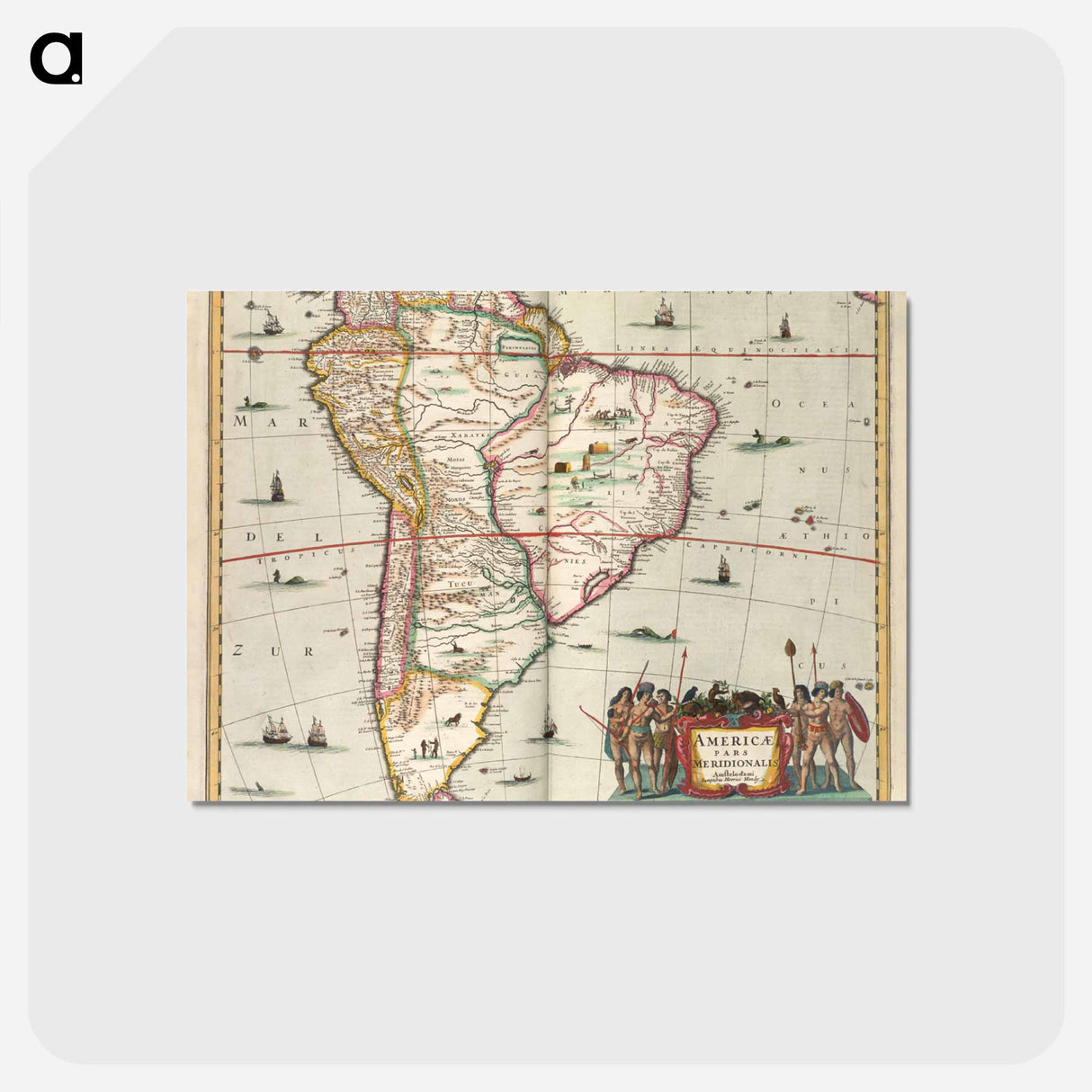 アートポストカード-Southern America
- ボストン公共図書館 Postcard.