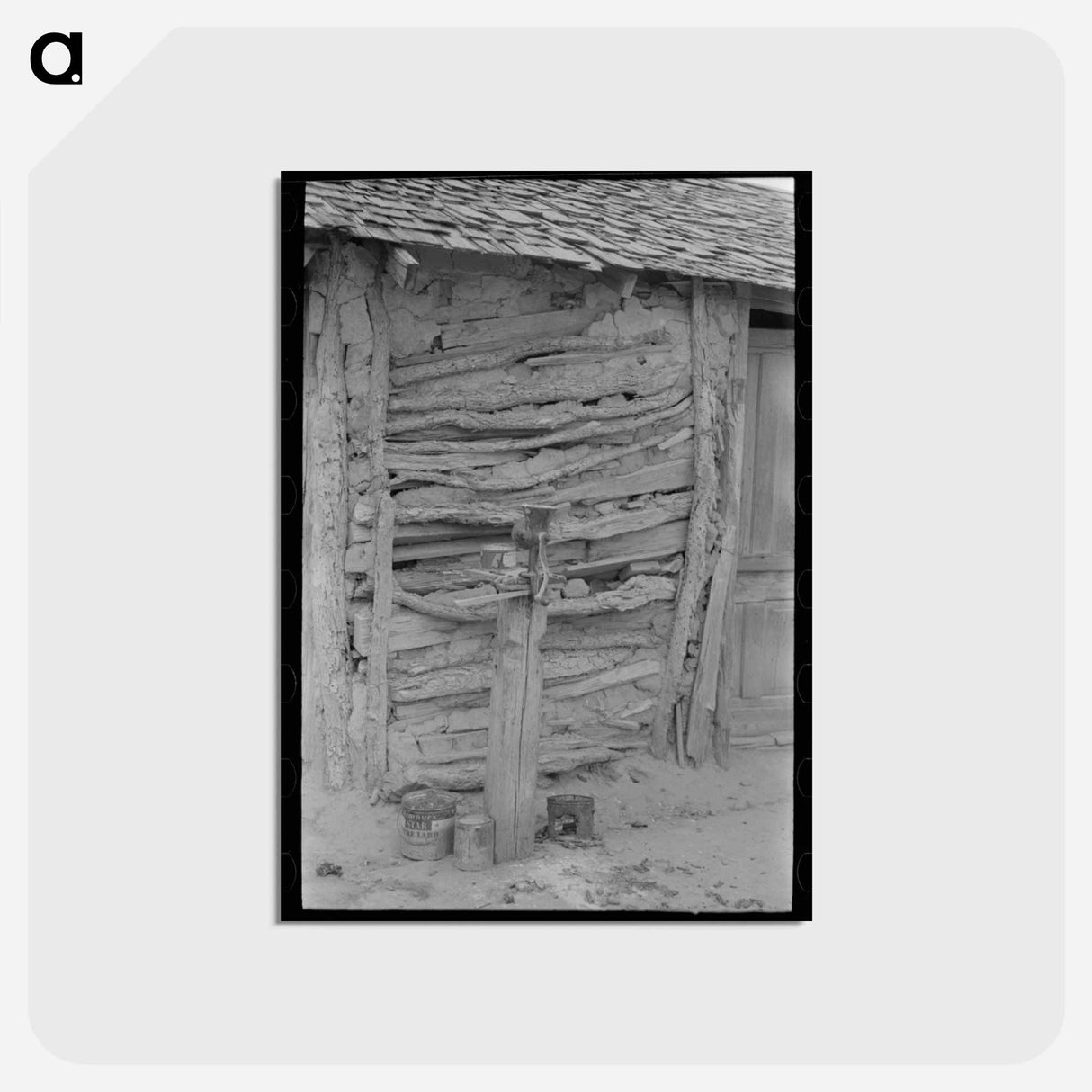 アートポストカード-Mexican House, Crystal City
- ラッセル リー Postcard.