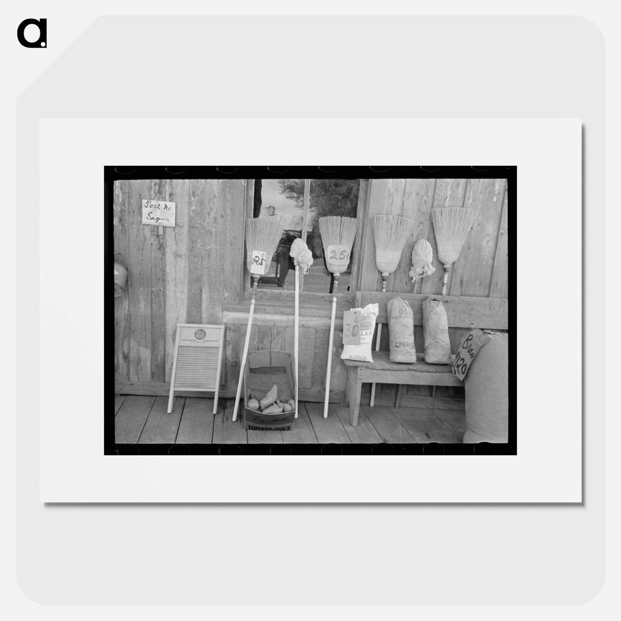 アートポスター-Brooms and Charcoal for Sale
- ラッセル リー Poster.
