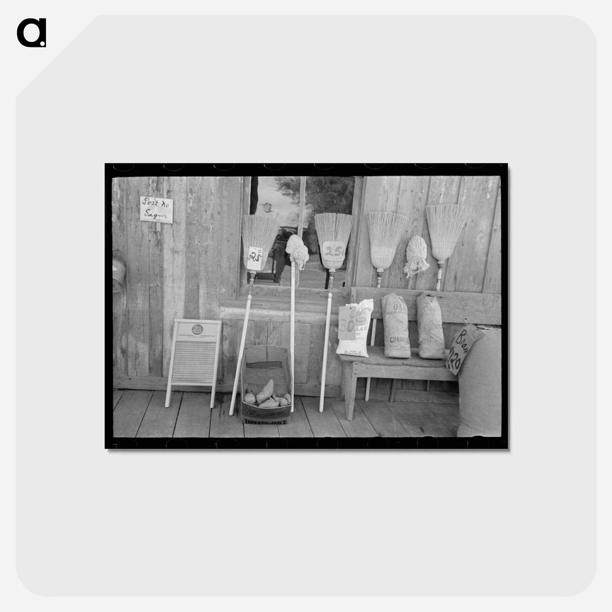 アートポストカード-Brooms and Charcoal for Sale
- ラッセル リー Postcard.