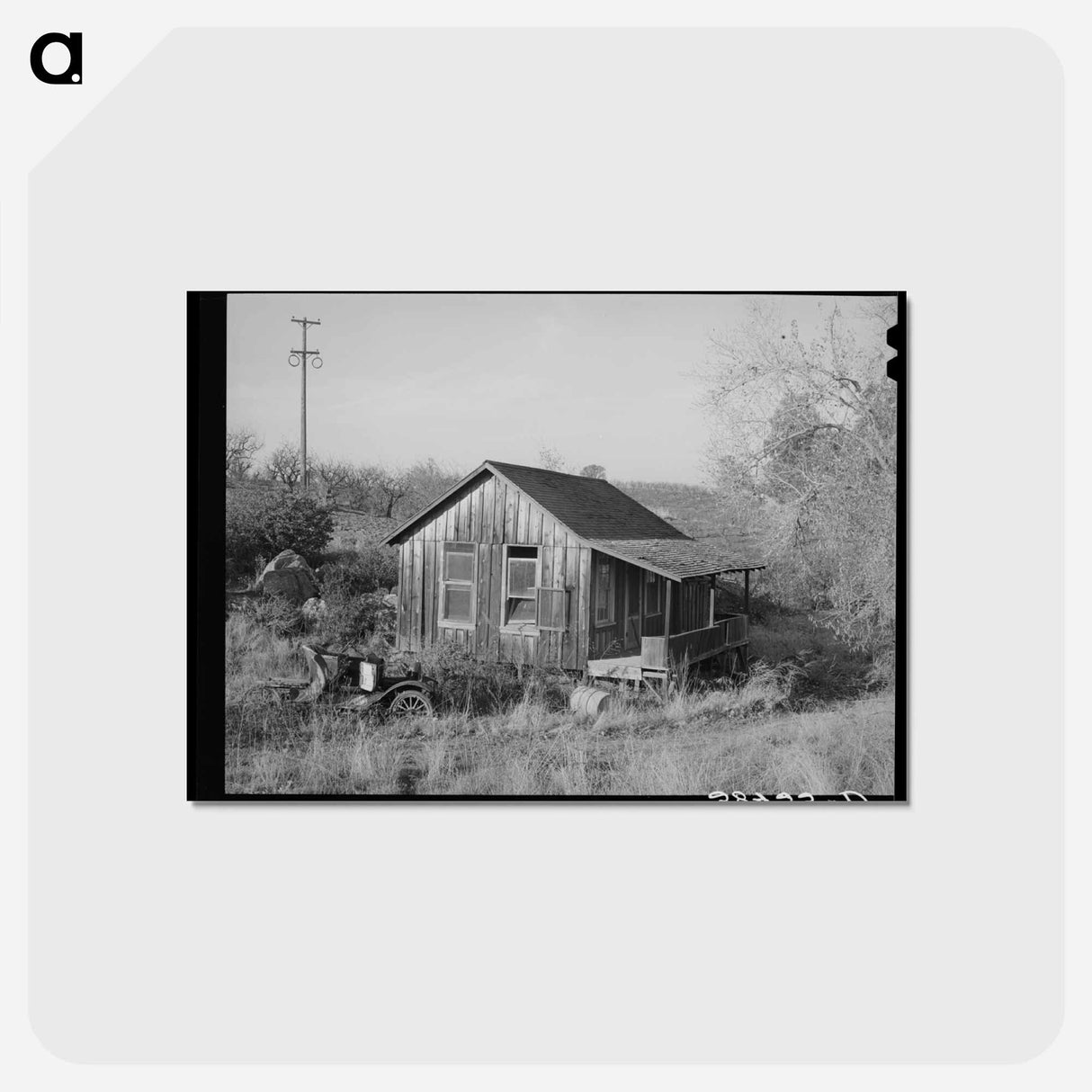 アートポストカード-Deserted Placer County
- ラッセル リー Postcard.