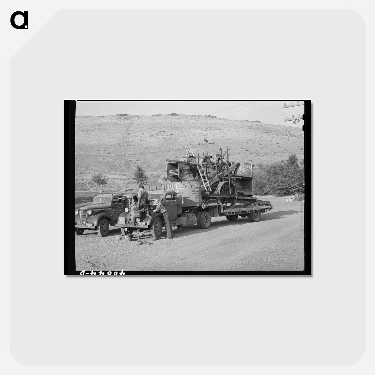 アートポストカード-Combine Transport
- ラッセル リー Postcard.