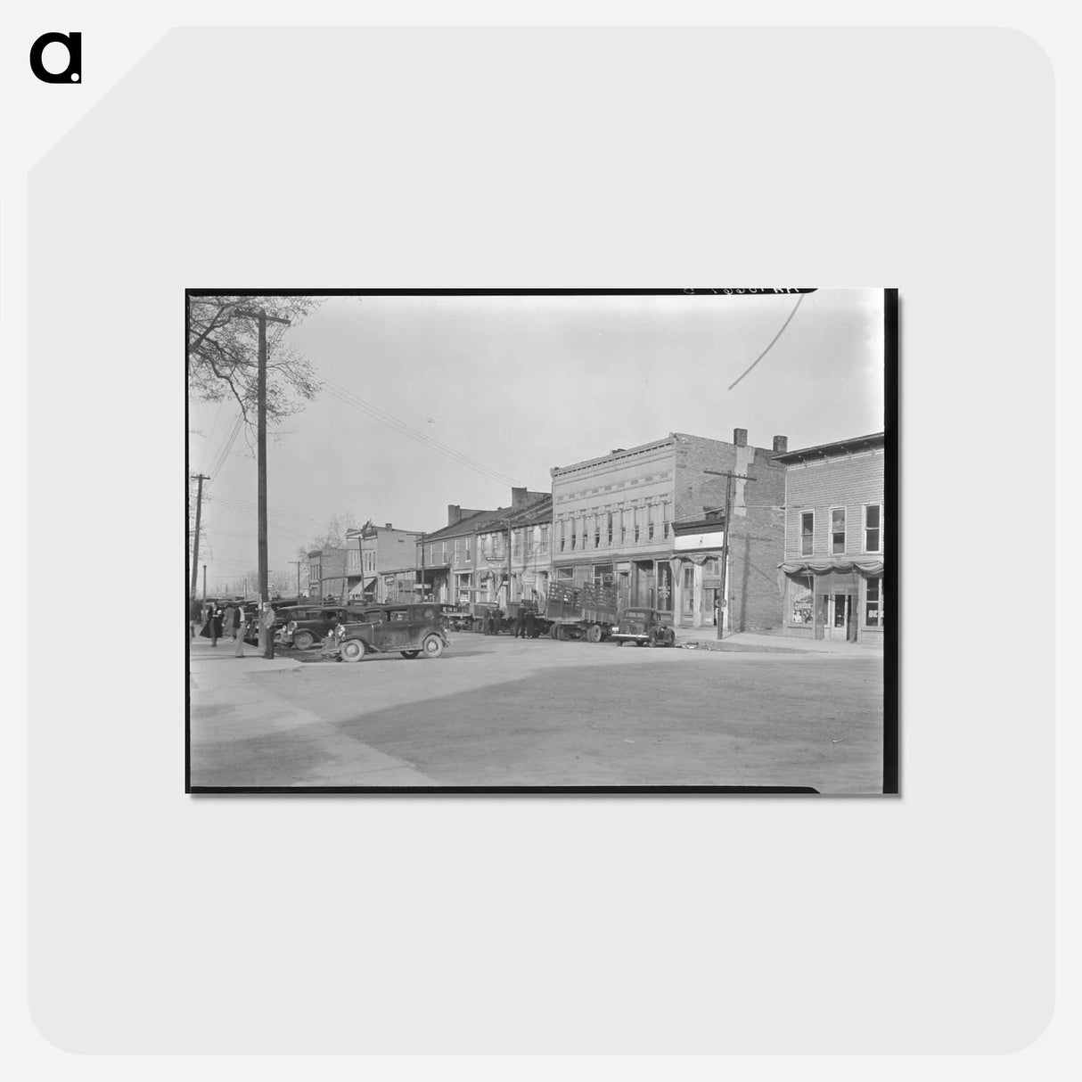 アートポストカード-Main Street, Shawneetown
- ラッセル リー Postcard.