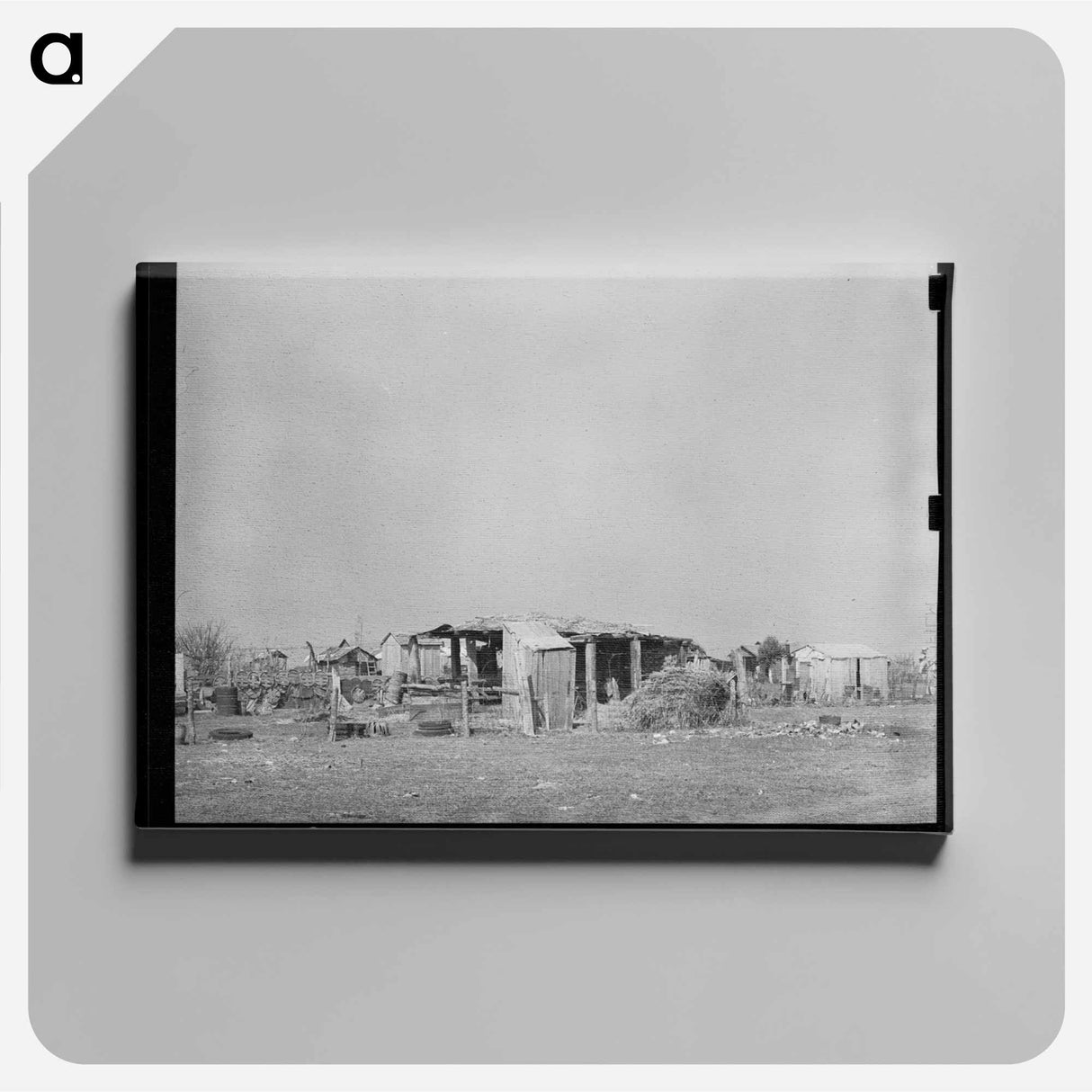 アートパネル-Mexican District Outbuildings
- ラッセル リー Canvas.