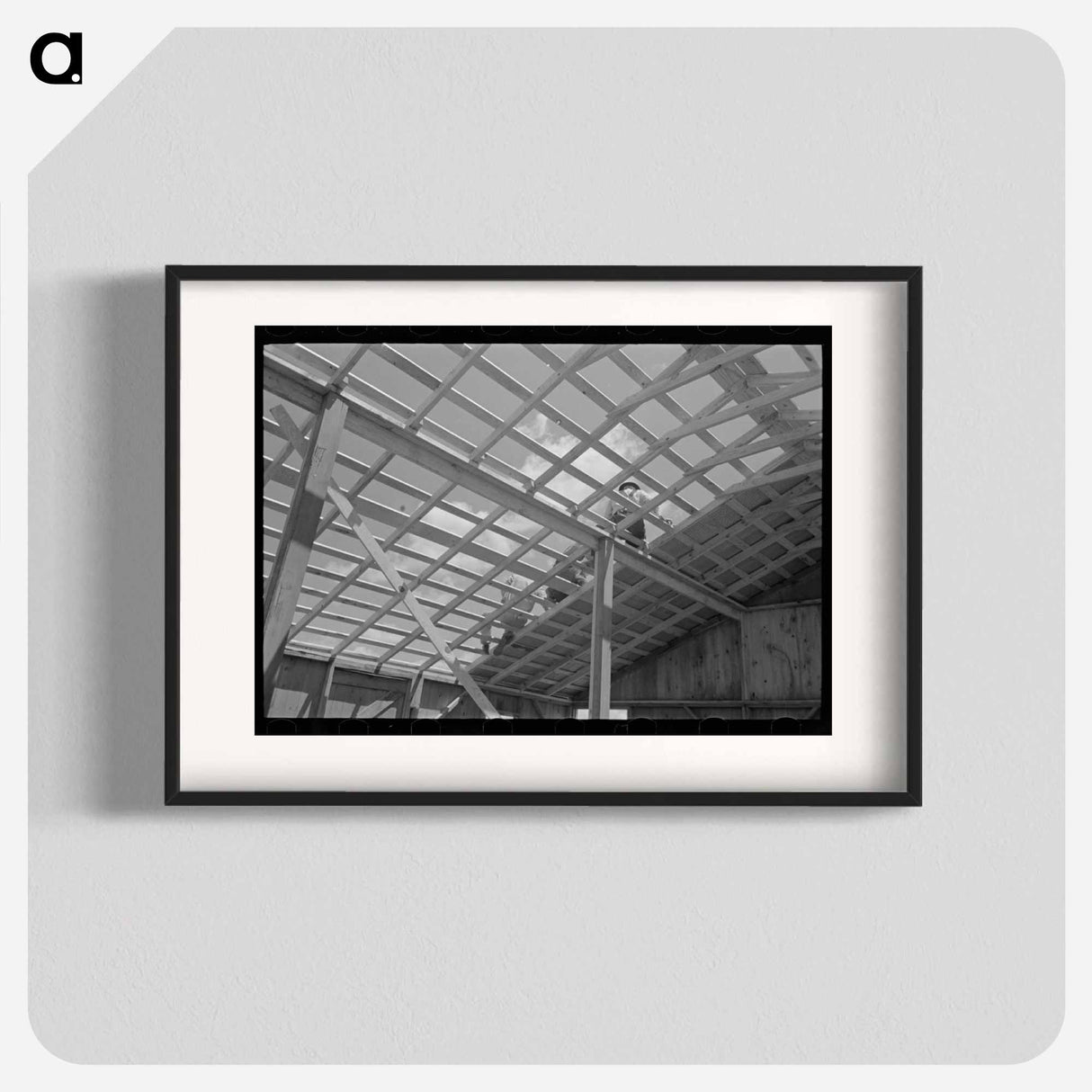 アートポスター-Barn Erection
- ラッセル リー Poster.
