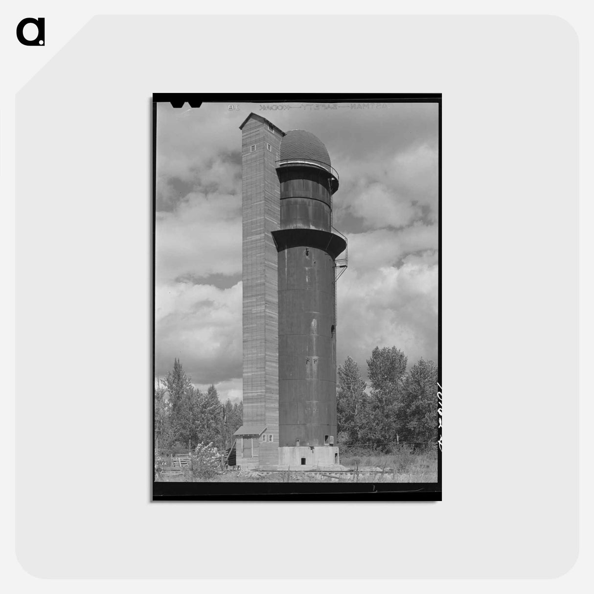 アートポストカード-Bonners Ferry Grain Elevator
- ラッセル リー Postcard.
