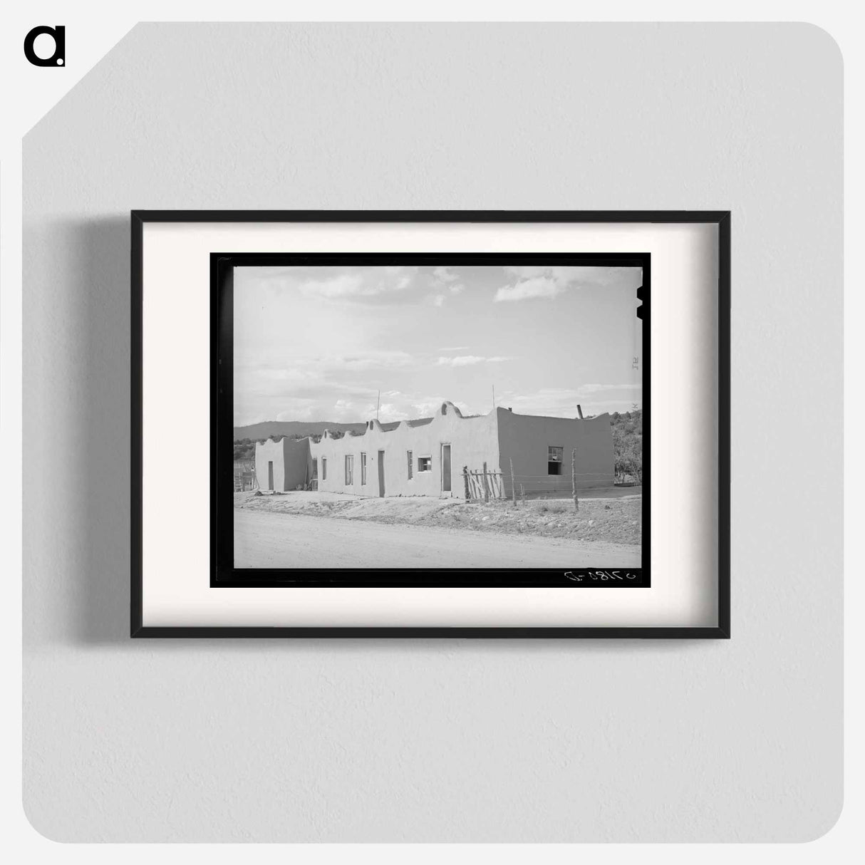 アートポスター-Adobe House, Penasco
- ラッセル リー Poster.