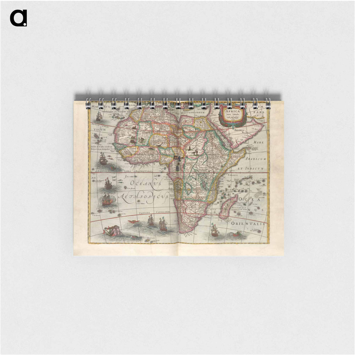 アートメモ帳-Africae nova tabula
- ボストン公共図書館 Memo.