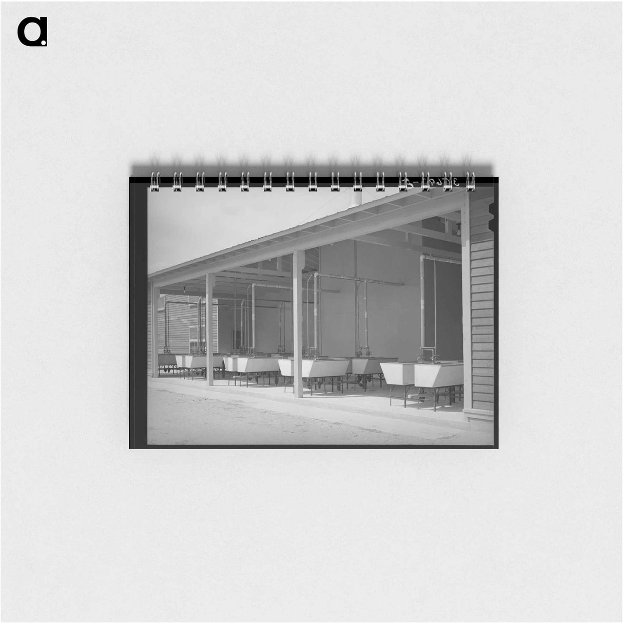 アートメモ帳-Laundry Tubs at Sinton
- ラッセル リー Memo.
