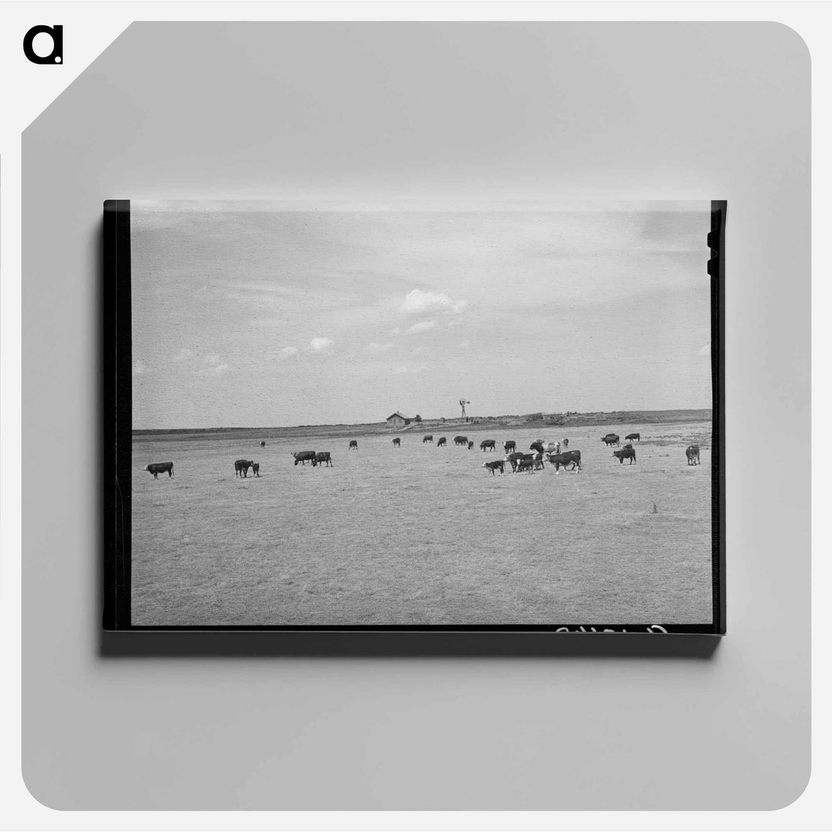 アートパネル-Baca County Scene
- ラッセル リー Canvas.
