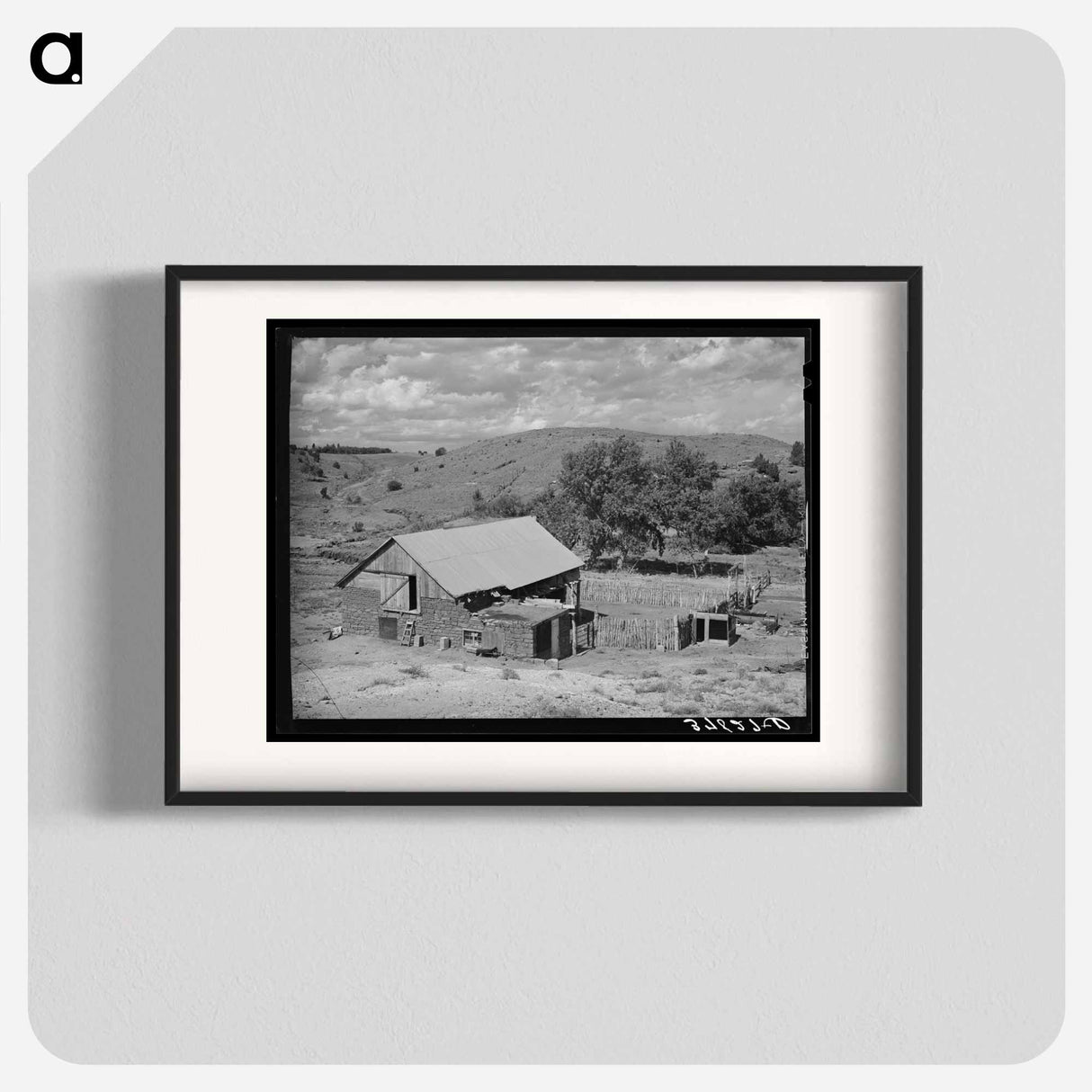 アートポスター-Barn and Corral, Concho, Arizona
- ラッセル リー Poster.