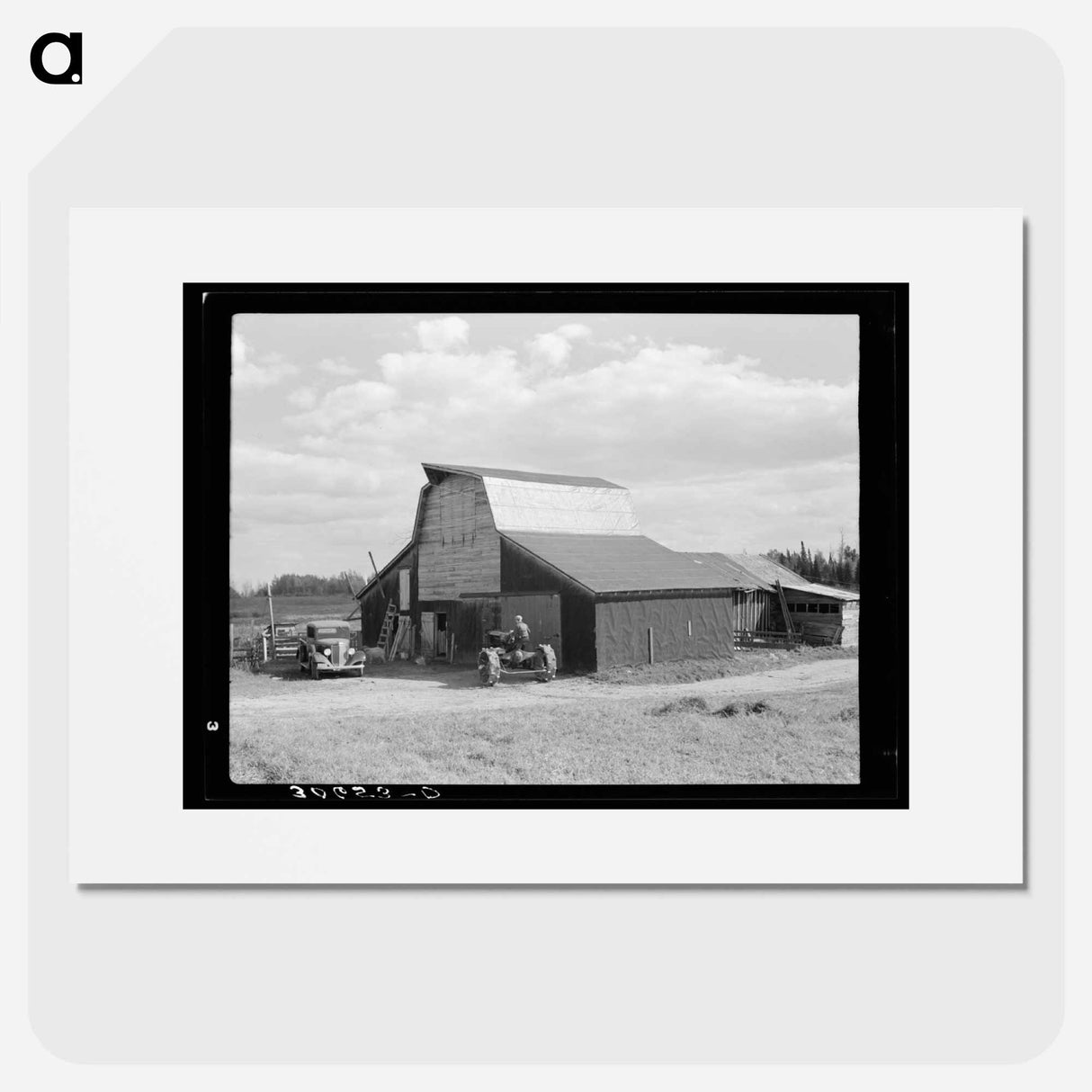 アートポスター-Barn on Panchot's Farm
- ラッセル リー Poster.