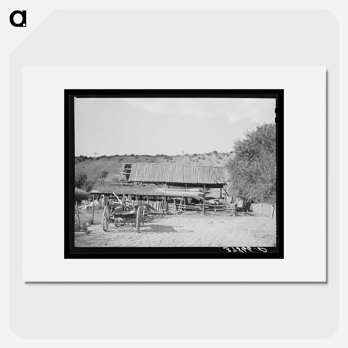 アートポスター-Barn, Santa Clara, Utah
- ラッセル リー Poster.