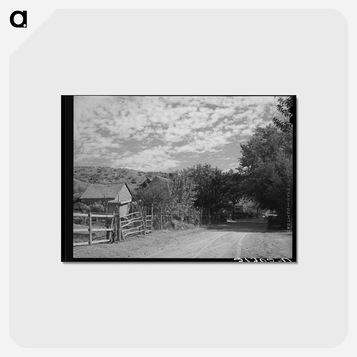 アートポストカード-County Road, Santa Clara
- ラッセル リー Postcard.