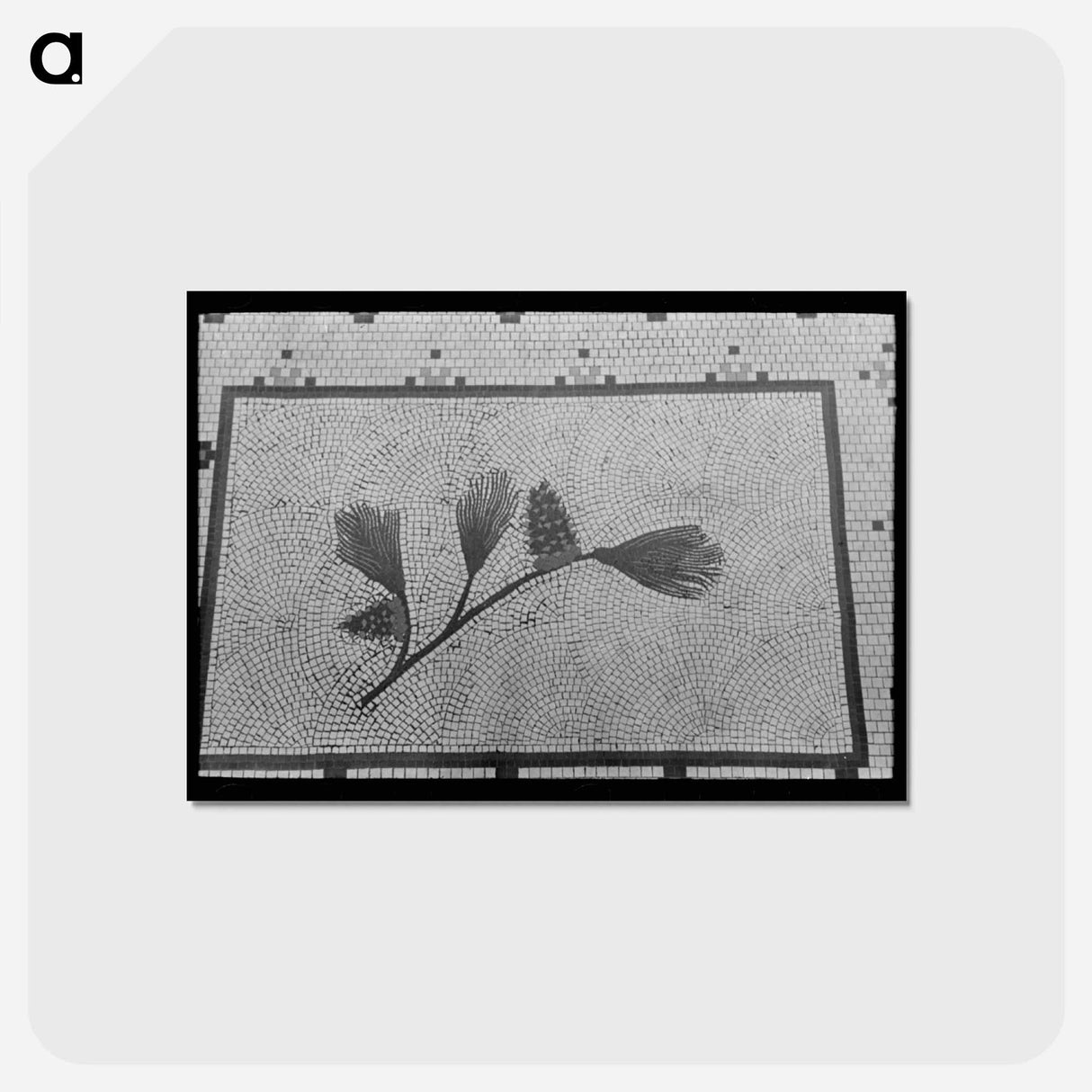 アートポストカード-First National Bank Tile
- ラッセル リー Postcard.
