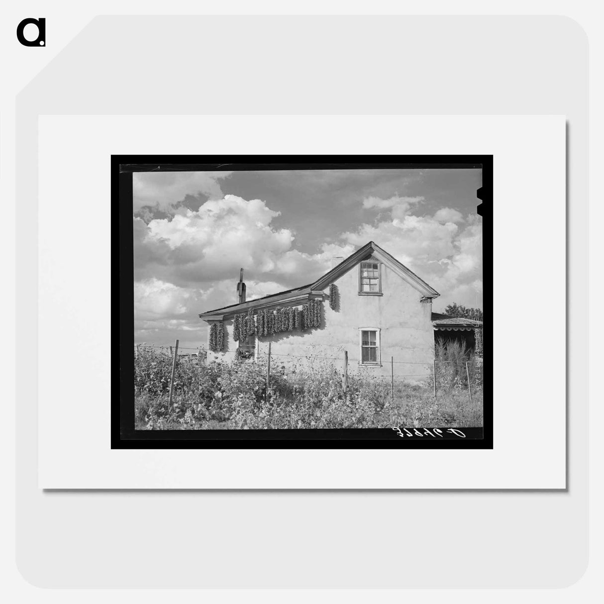 アートポスター-Adobe House with Chili Peppers
- ラッセル リー Poster.