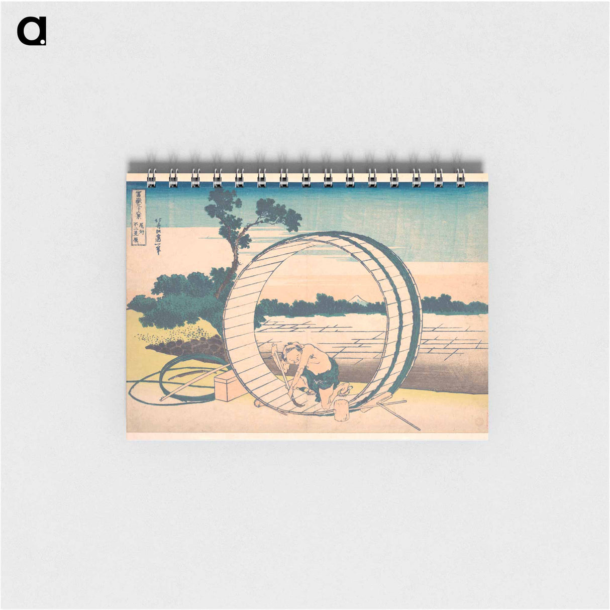 Fujimigahara in Owari Province - 葛飾 北斎 Memo.