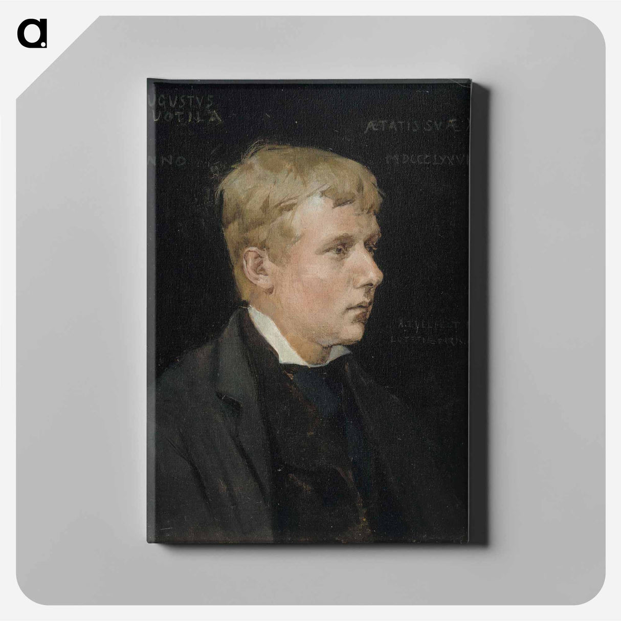 Study for the Duke Karl insulting the corpse of Klaus Fleming - アルバート エーデルフェルト Canvas.