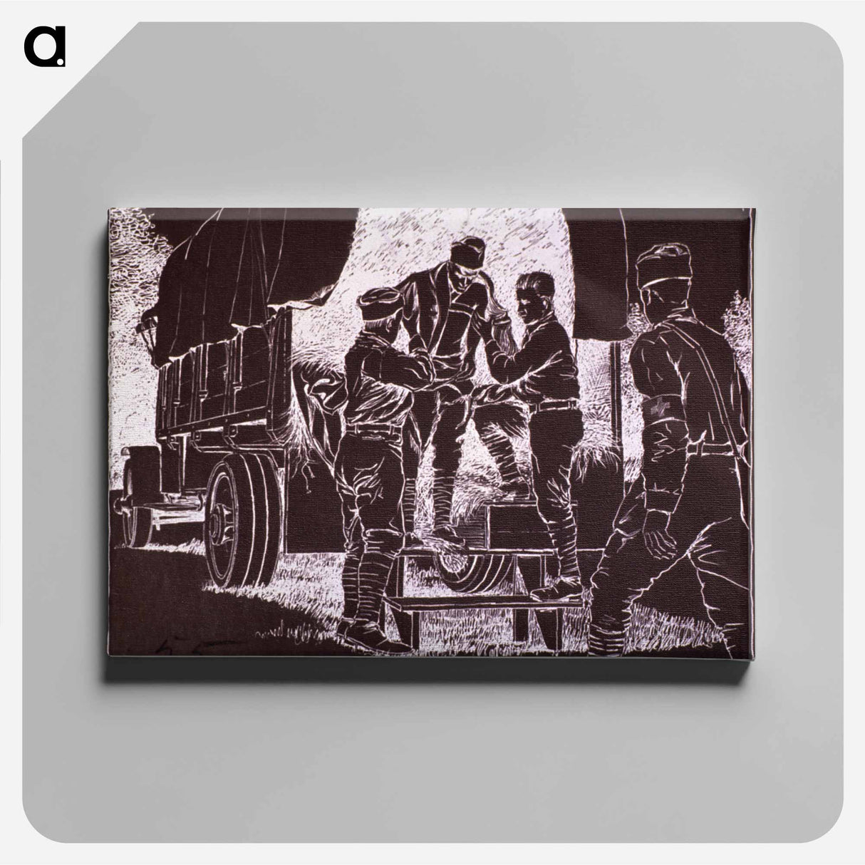 アートパネル-Ambulances: Assisting Patient from Vehicle
- 国立医学図書館 Canvas.