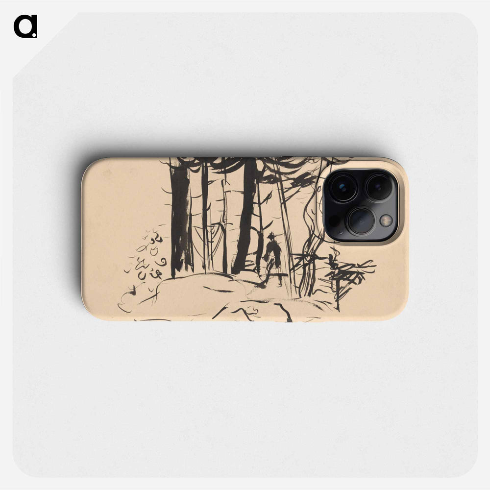 In the forest - アーノルド ピーター ワイズ クビンチャン Phone Case.