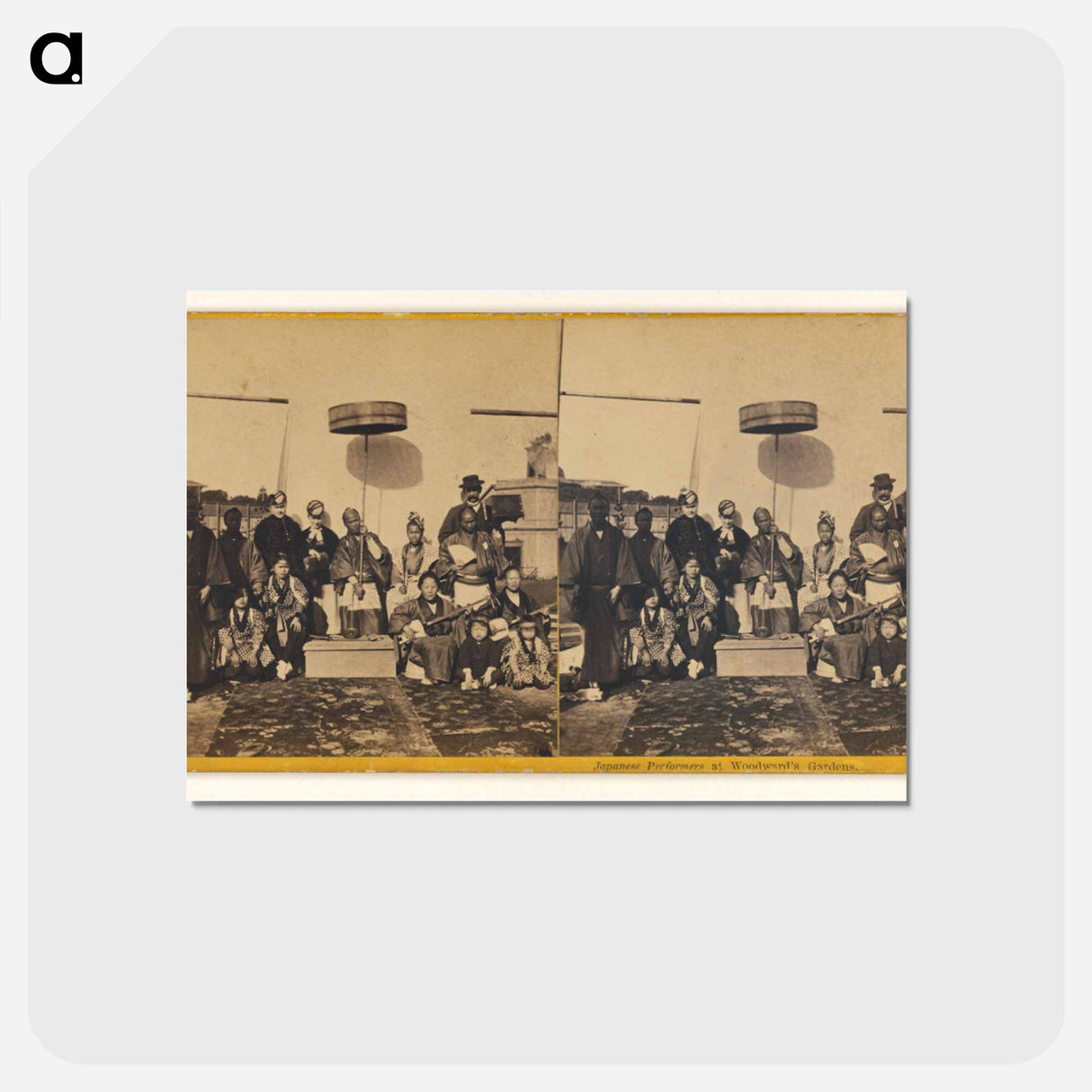 アートポストカード-Japanese Performers at Woodward's Gardens
- エドワード マイブリッジ Postcard.