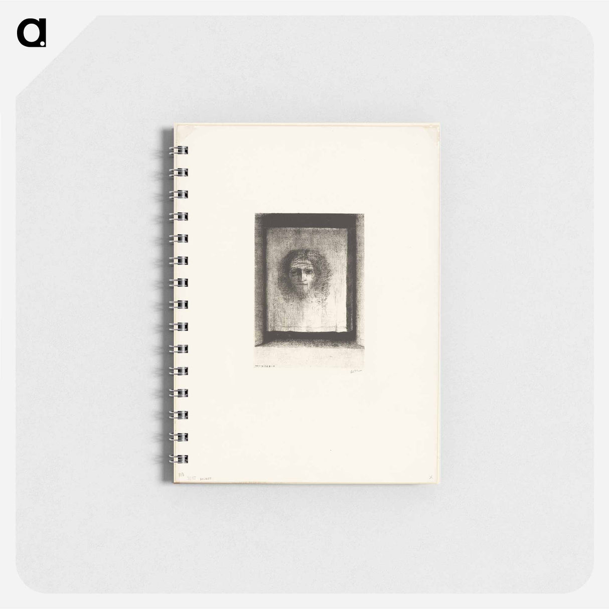 It Was a Veil, an Imprint - オディロン ルドン Memo.