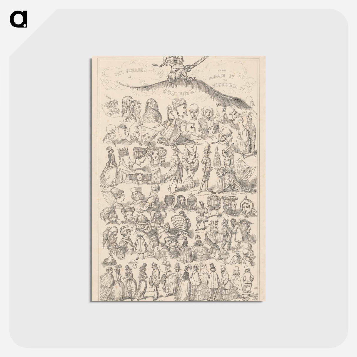 アートポストカード-The Follies of Costume
- イェール大学アートギャラリー Postcard.