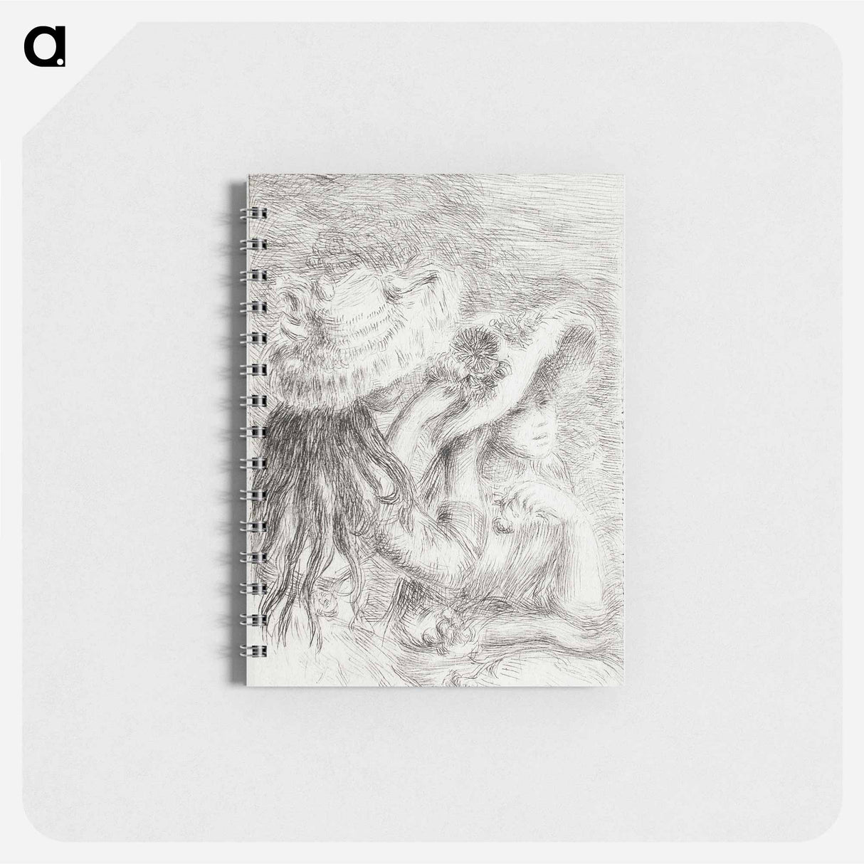 Le Chapeau épinglé - ピエール オーギュスト ルノワール Memo.