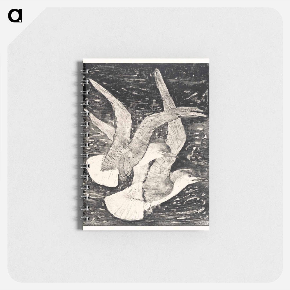 Twee vliegende meeuwen - テオ ヴァン ホイテマ Memo.