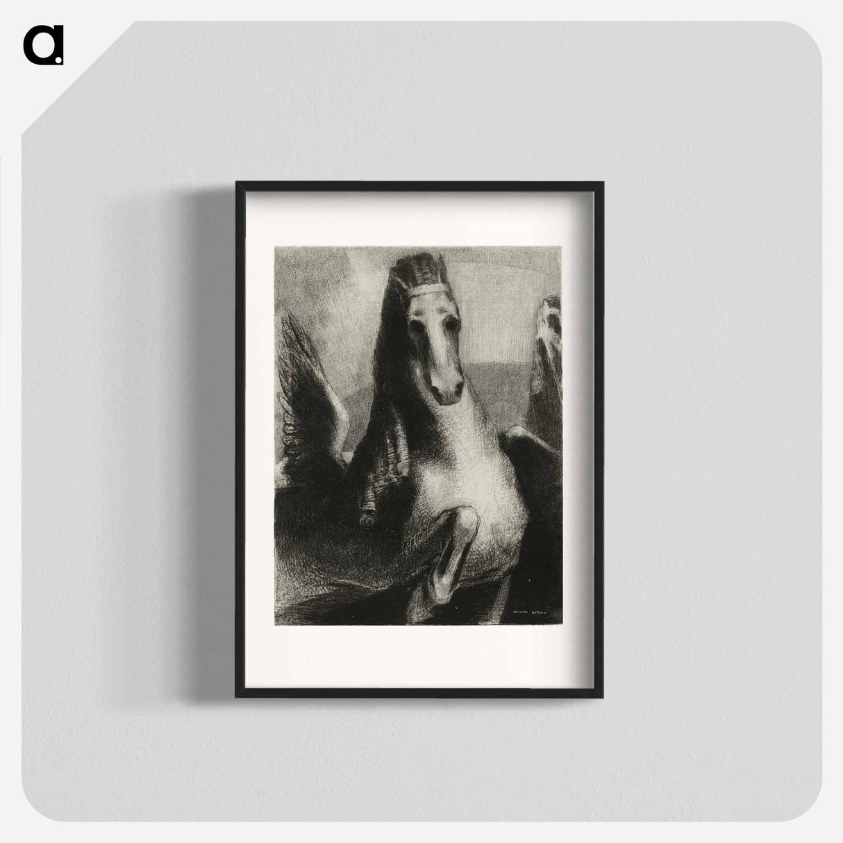 アートポスター-The Wing - オディロン ルドン Poster.