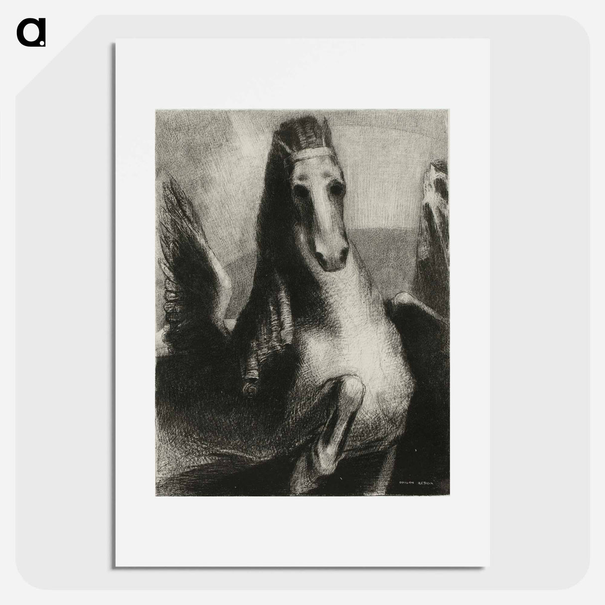 アートポスター-The Wing - オディロン ルドン Poster.