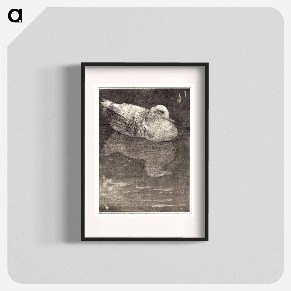 Drijvende eend - Theo van Hoytema Poster.