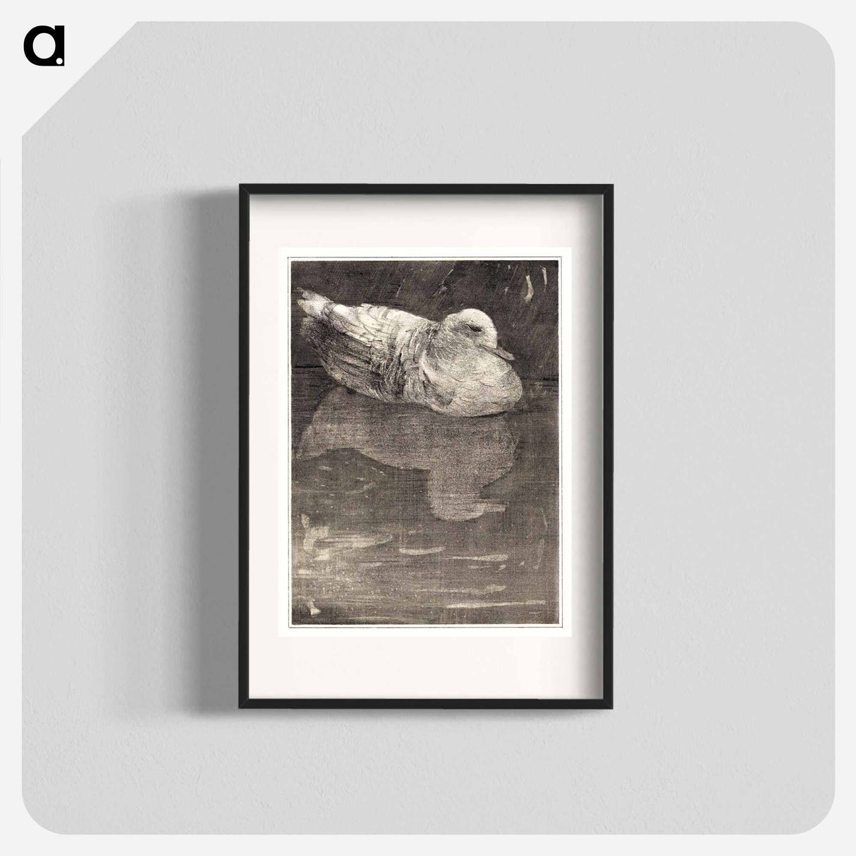 Drijvende eend - Theo van Hoytema Poster.