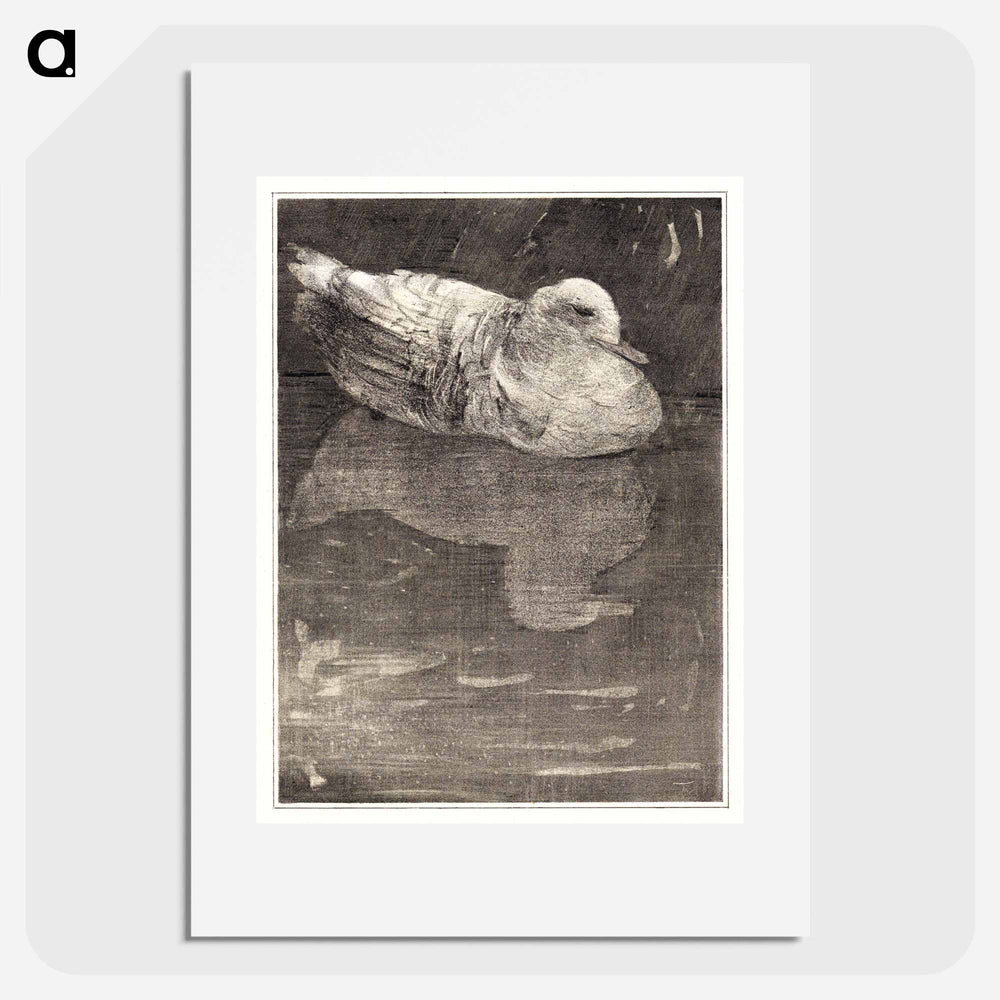 Drijvende eend - Theo van Hoytema Poster.