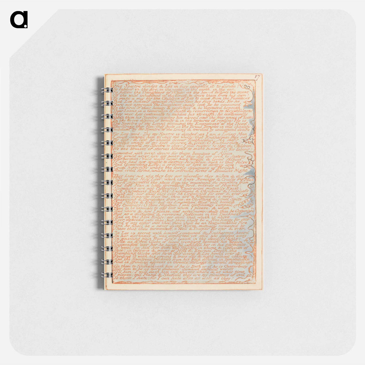 His Spectre divides.... - ウィリアム ブレイク Memo.