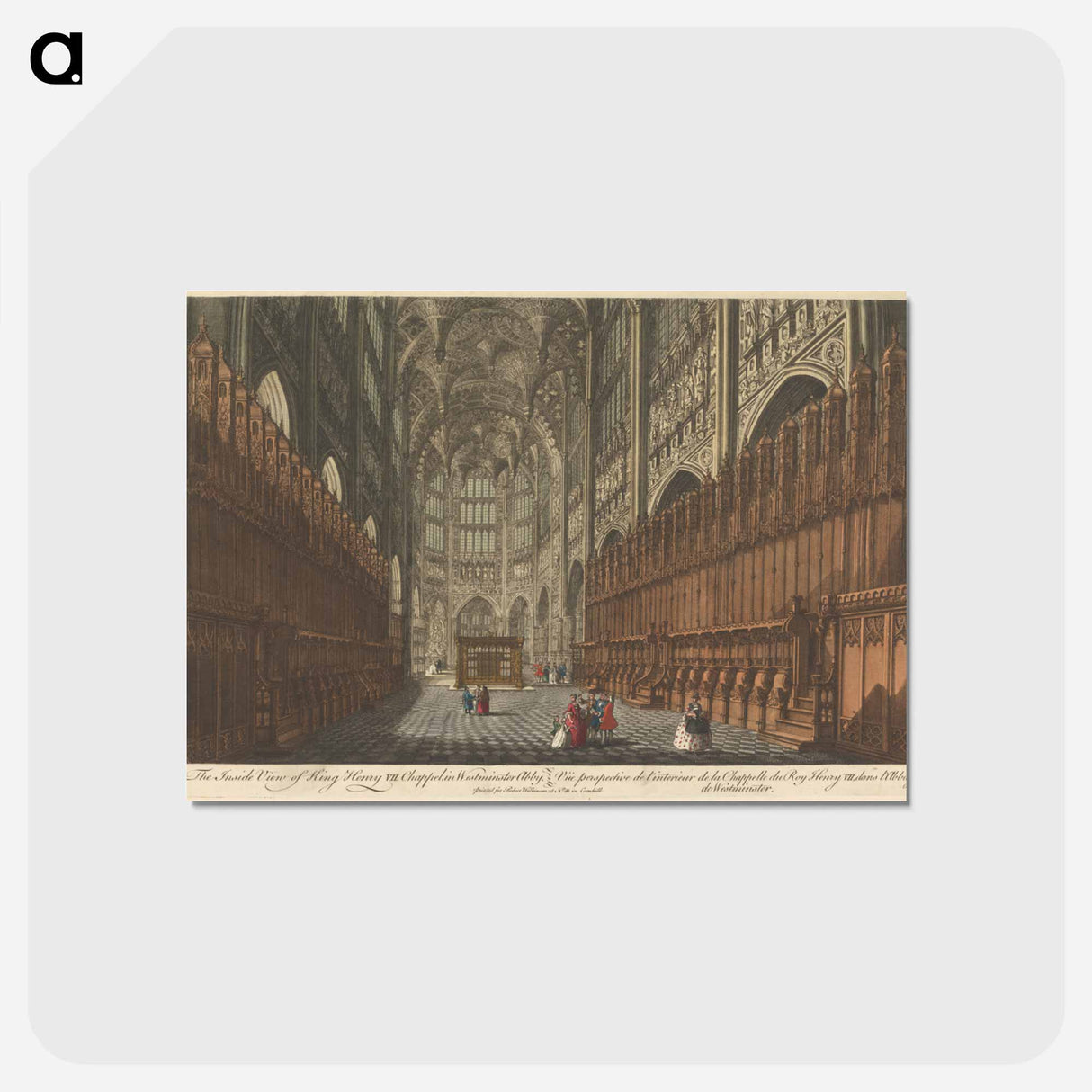 アートポストカード-The Inside View of King Henry VII Chappel, in Westminster Abby
- イェール大学アートギャラリー Postcard.