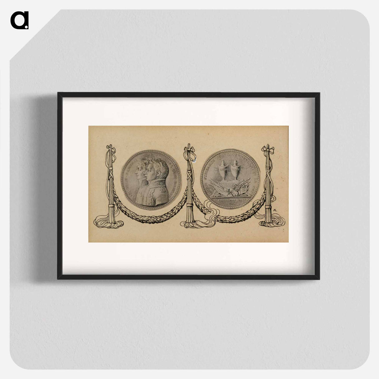 Matkamiehen näky -runon alkuvinjetti - アルバート エーデルフェルト Poster.