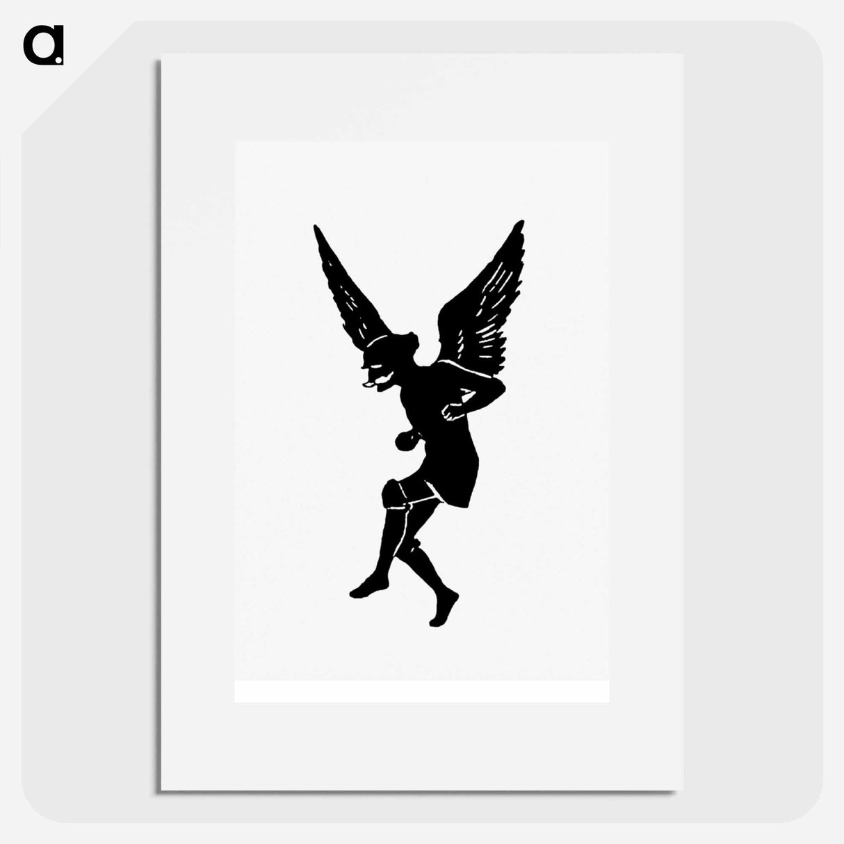 アートポスター-Male Angel Silhouette from Michael's Crag
- 大英図書館 Poster.
