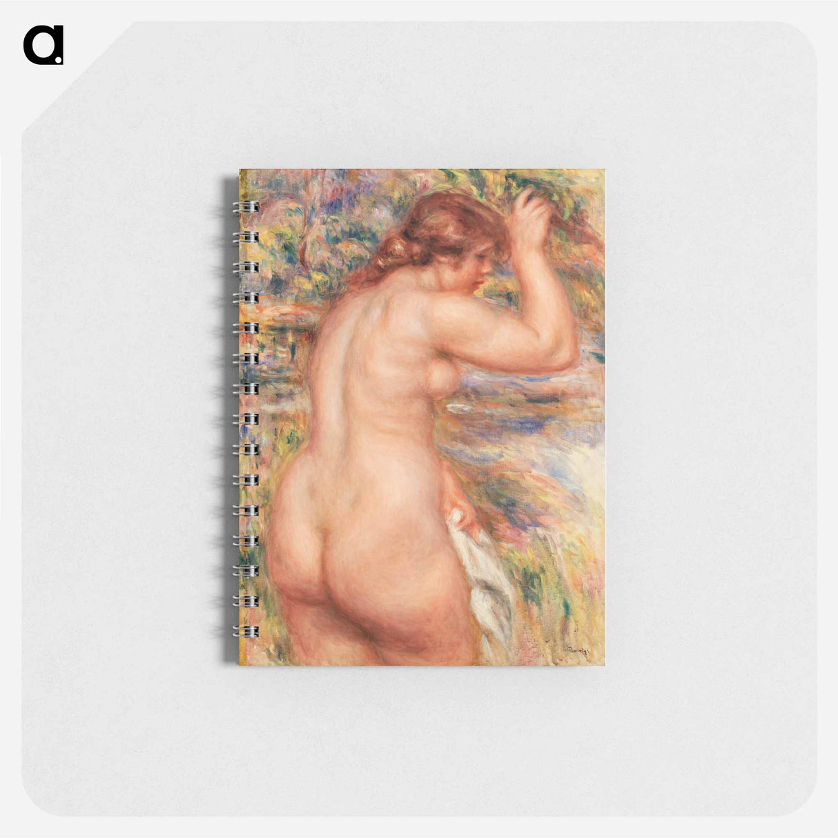 Nude in a Landscape - ピエール オーギュスト ルノワール Memo.