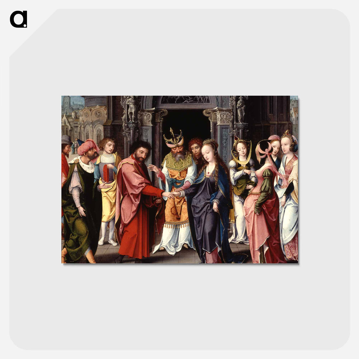 アートポストカード-The Marriage of the Virgin
- セントルイス美術館 Postcard.