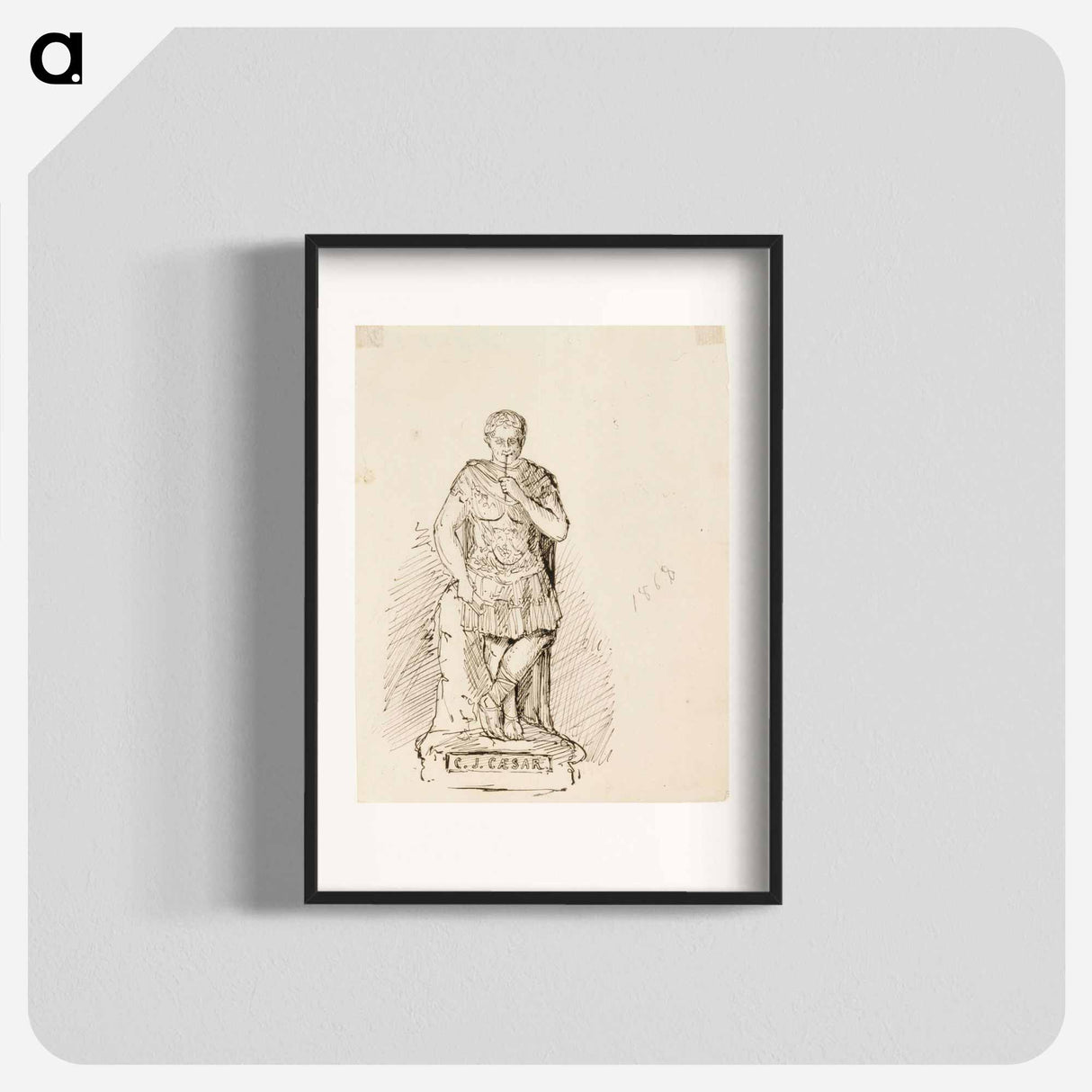 Caesarin patsas - アルバート エーデルフェルト Poster.