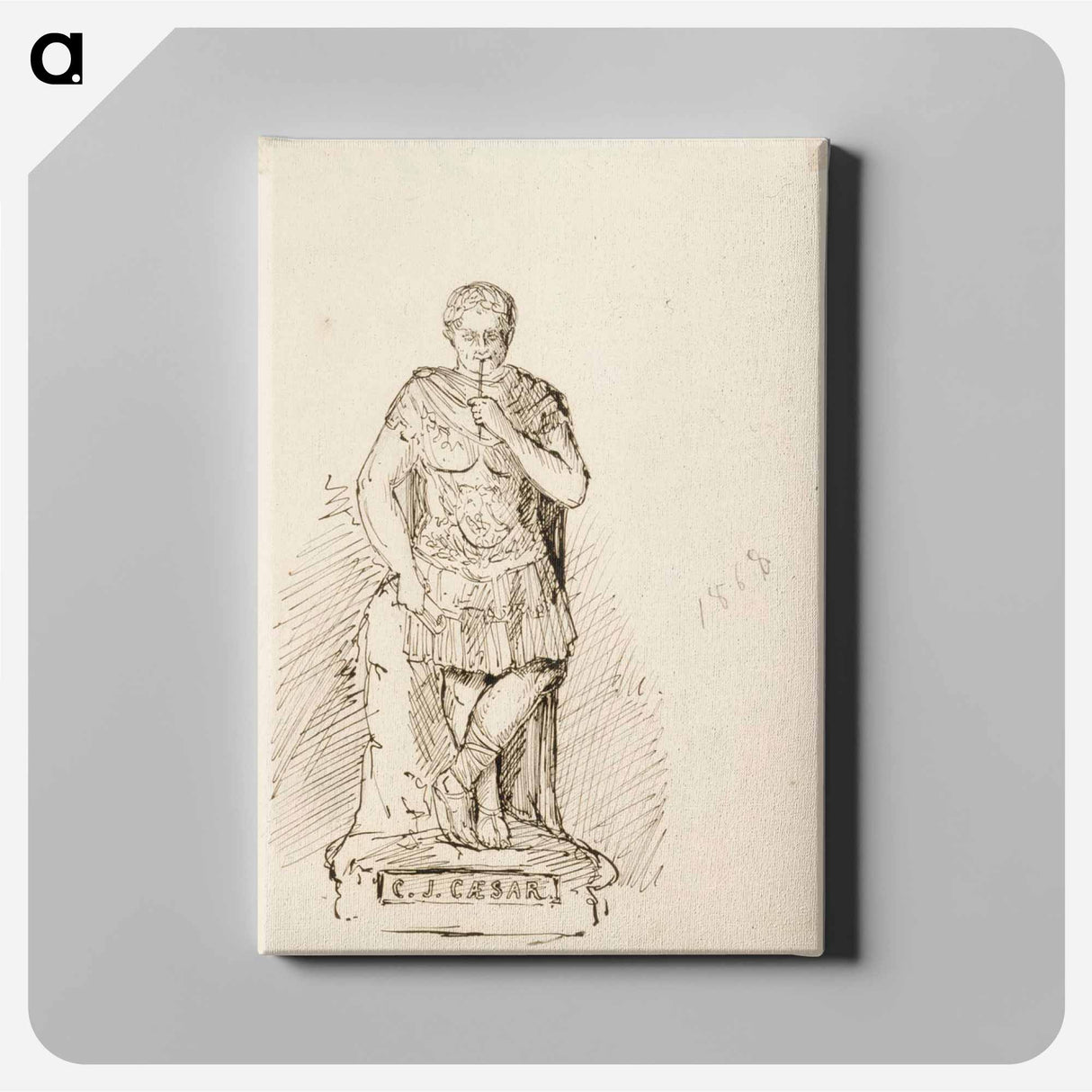 Caesarin patsas - アルバート エーデルフェルト Canvas.